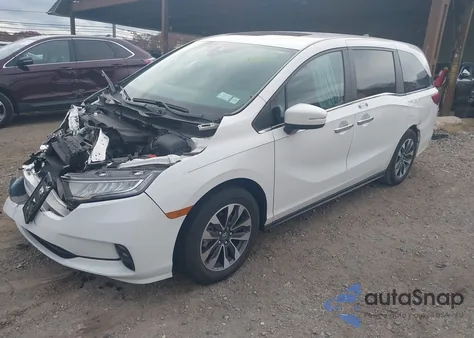 2024 Honda Odyssey Ex-L from USA, damaged, VIN 5FNRL6H69RB069455